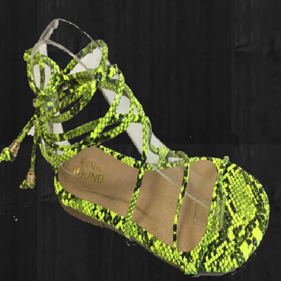 Fashion Snake-print Middle Eastern ladies sandals