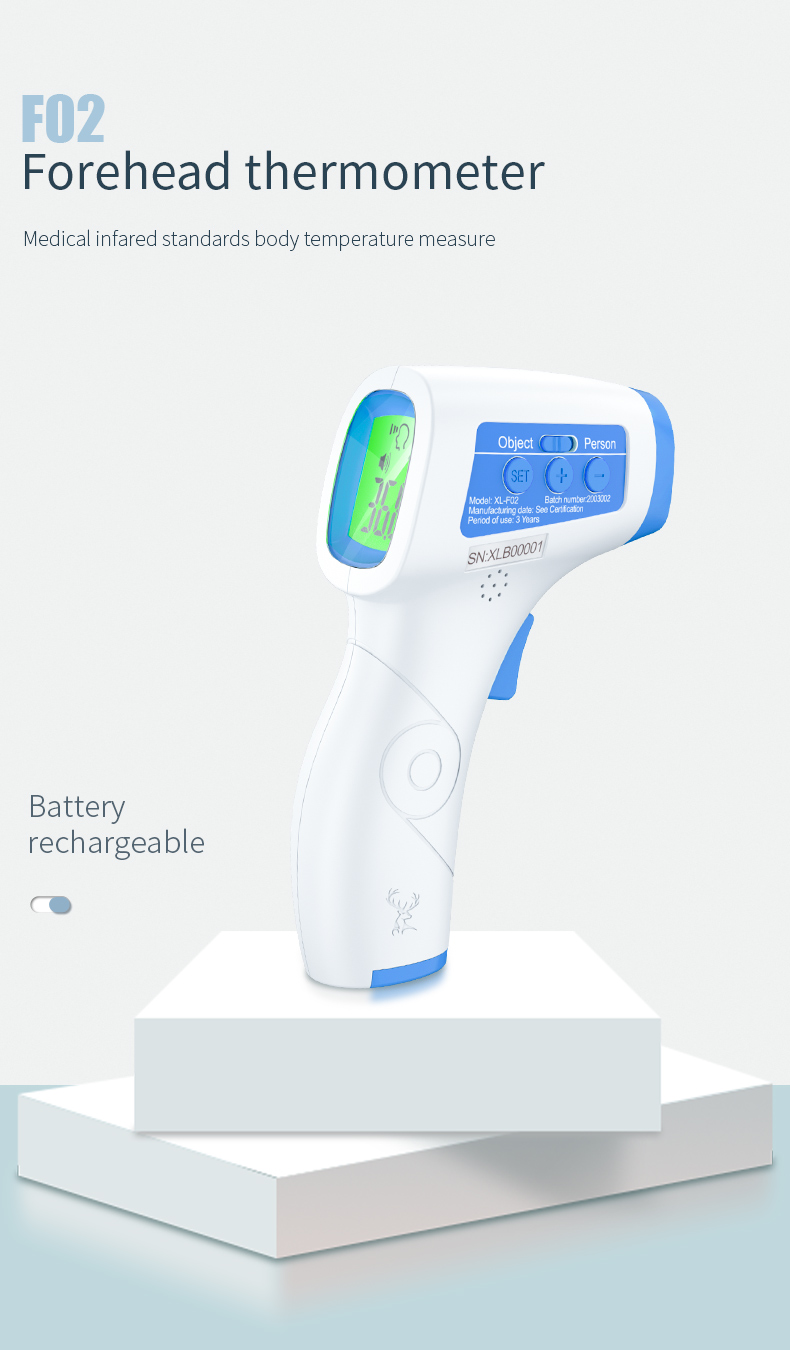 Popular digital contactless infrared forehead thermometer gun