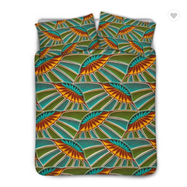 Ankara African 3D Printed King Modern Deluxe Bedding Set