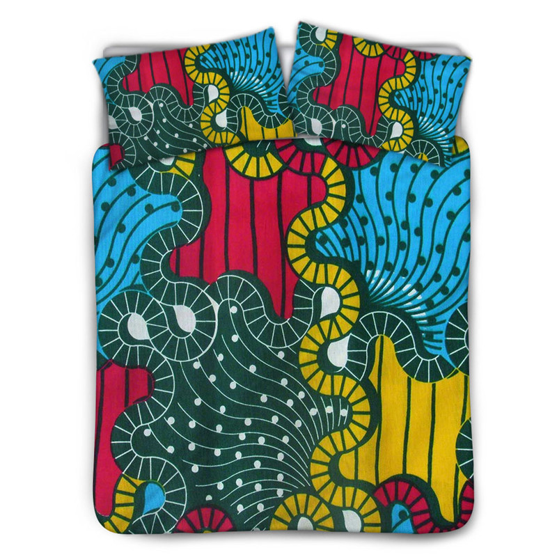 Ankara African 3D Printed King Modern Deluxe Bedding Set