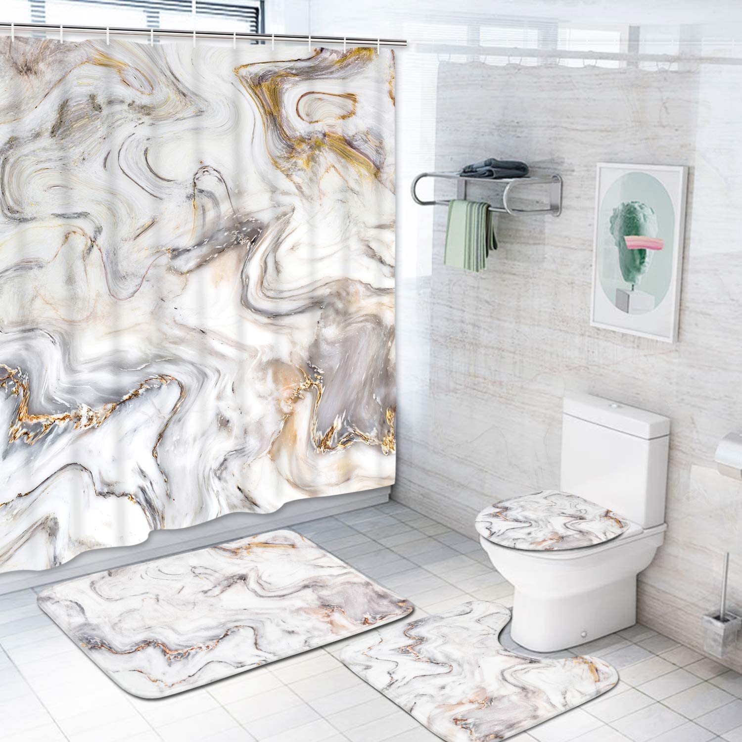 Wholesale African Women Houseware Hotel Shower Curtain