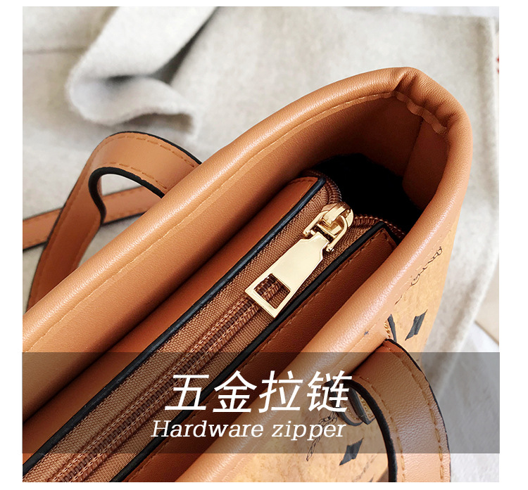 2021 fashion large capacity autumn and winter versatile atmosphere ladies handbag