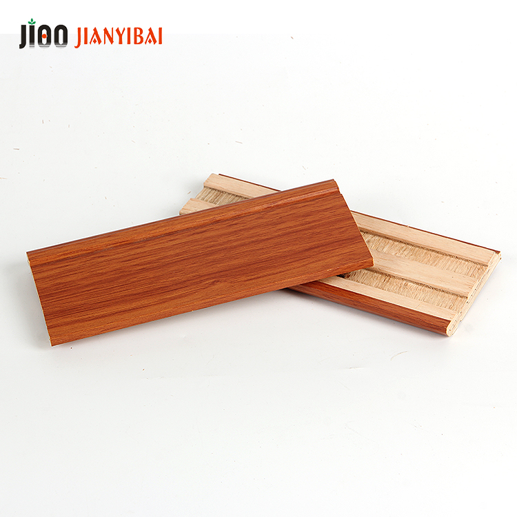 Interior works 12 mm multi-layer wooden baseboard