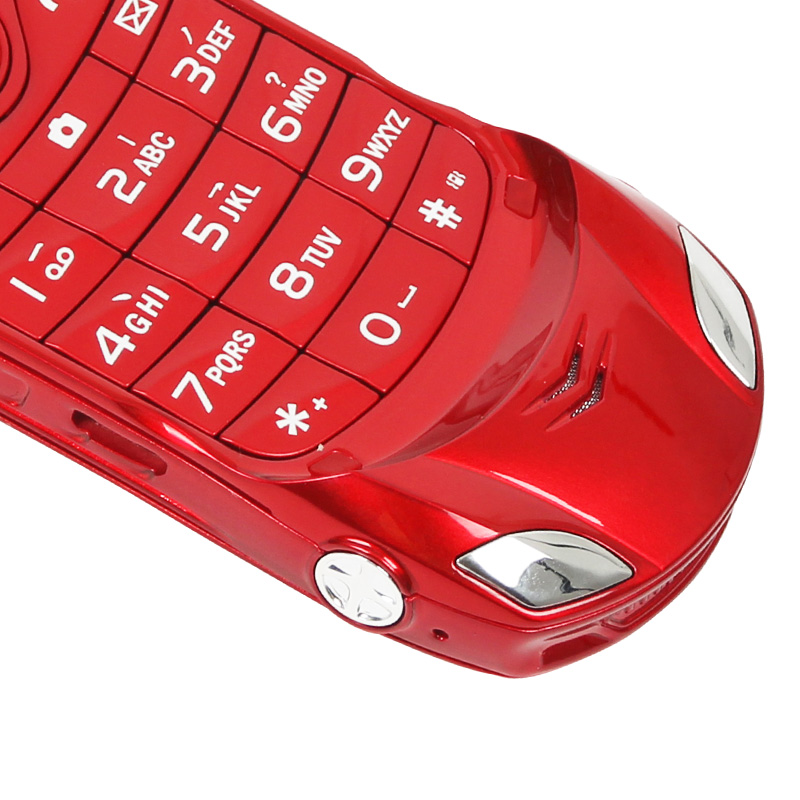 Car modeling features dual card mini flip phone