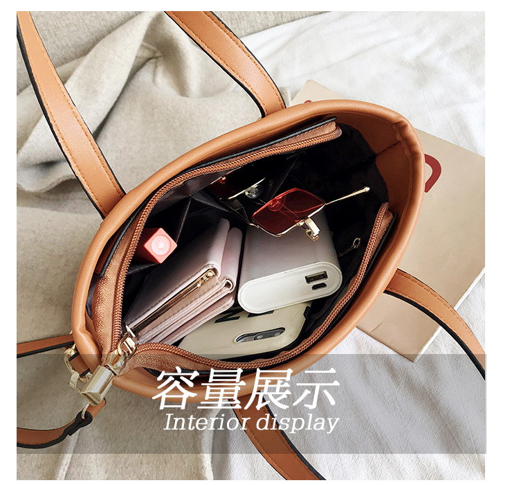 2021 fashion large capacity autumn and winter versatile atmosphere ladies handbag