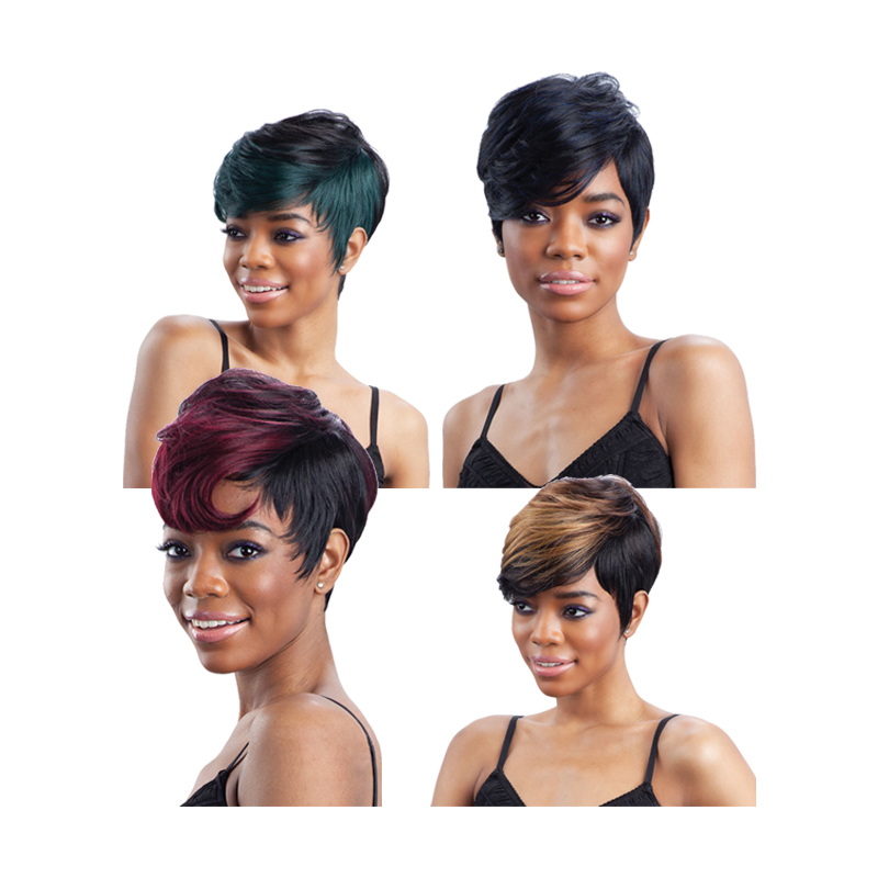 Wholesale short Bob African ladies colour wigs