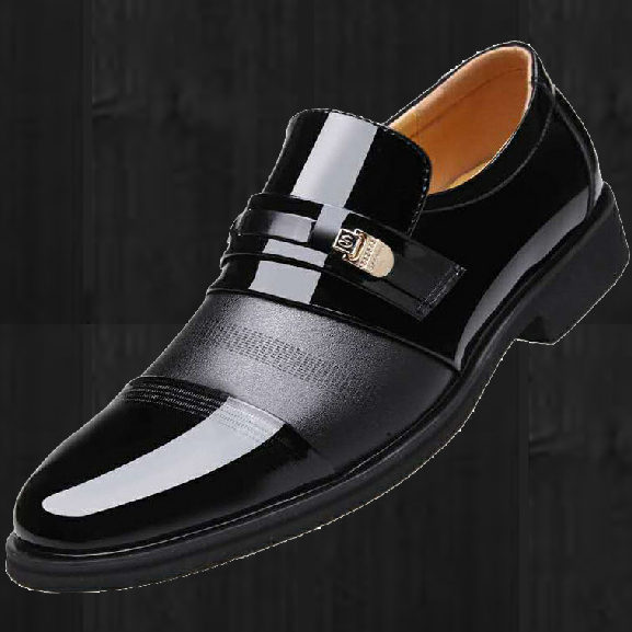 Business suit antiskid men's leather shoes in the Middle Eastern