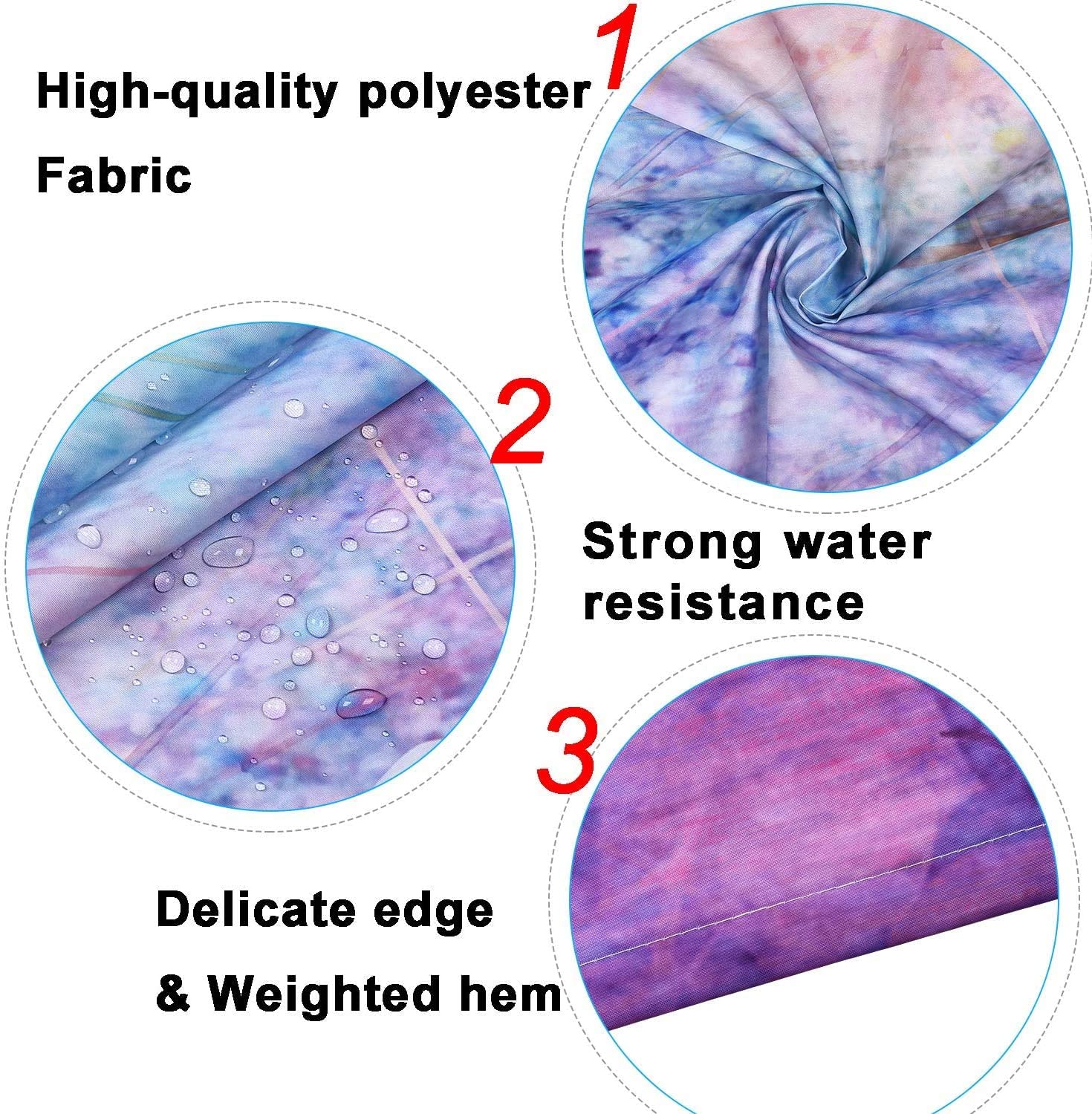 Amazon sells Queen's Band African Girl's durable waterproof shower curtain