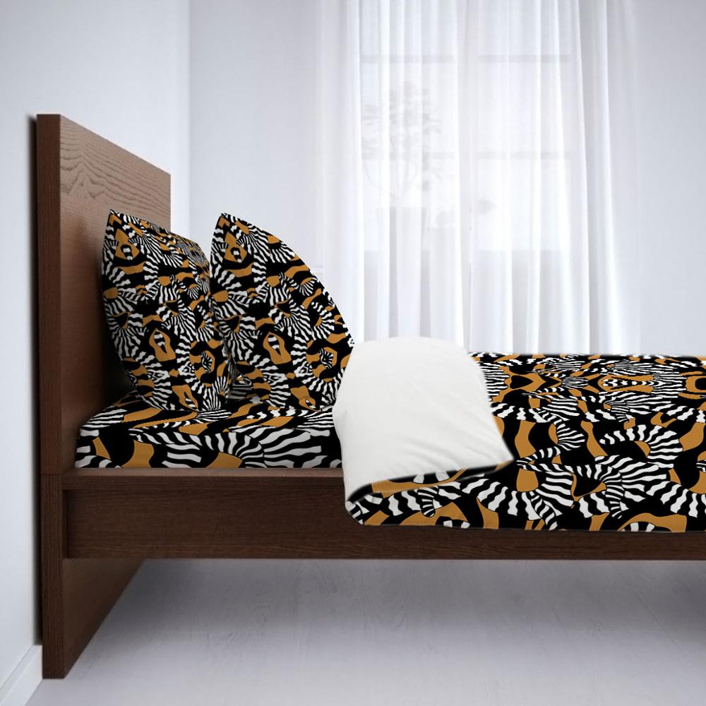 African Style Customized Hotel Bedding Set