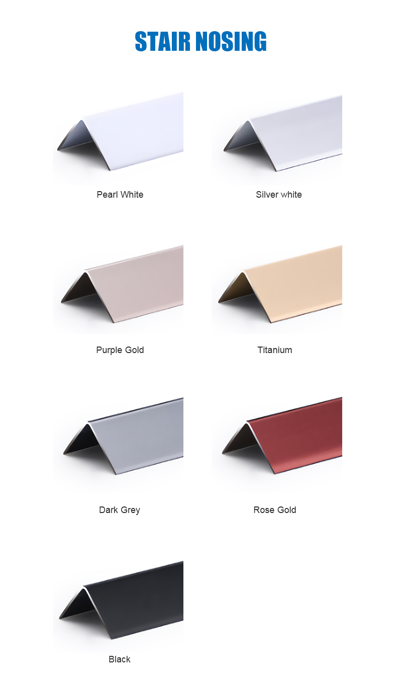 Extruded aluminum anodic oxidation skirting board