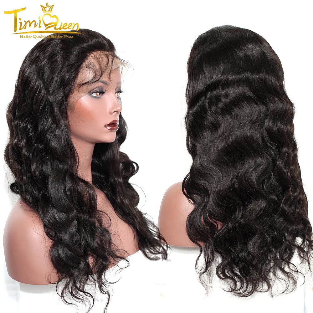 Higher Density 100% Virgin Remy Brazilian Hair Lace Wigs Natural Hairline for Black Women Body Wave Frontal Lace 