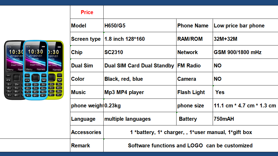 2019 tiny low price sell like hot cakes on the new African H650 mobile phones
