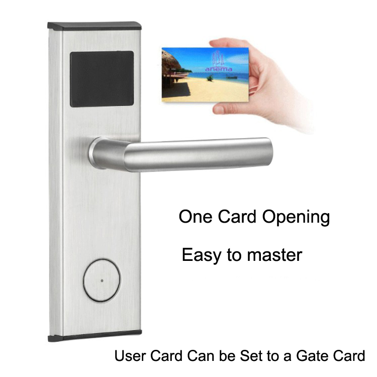 T57 card RFID key card smart hotel room RF door lock