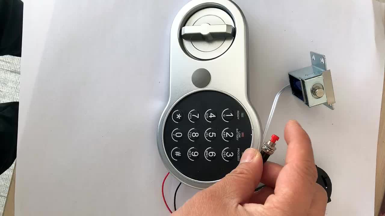 Manufacturing components for the operation is simple safe electronic lock