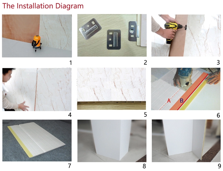 Indoor home decoration direct wallboard
