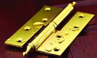 European brass core door lock