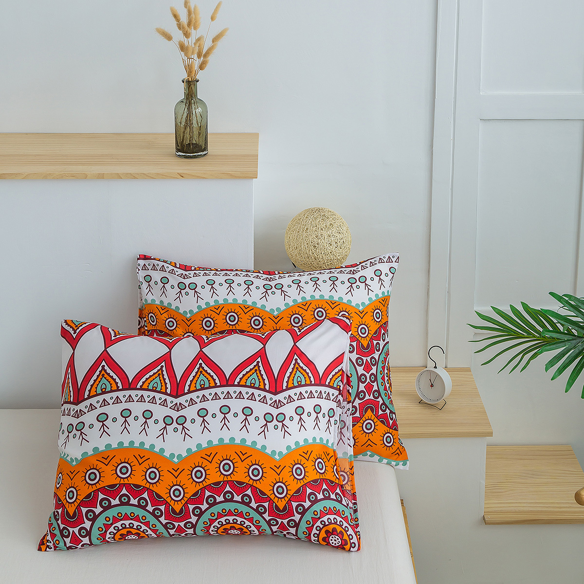 Home textile lavish African printed bedding set