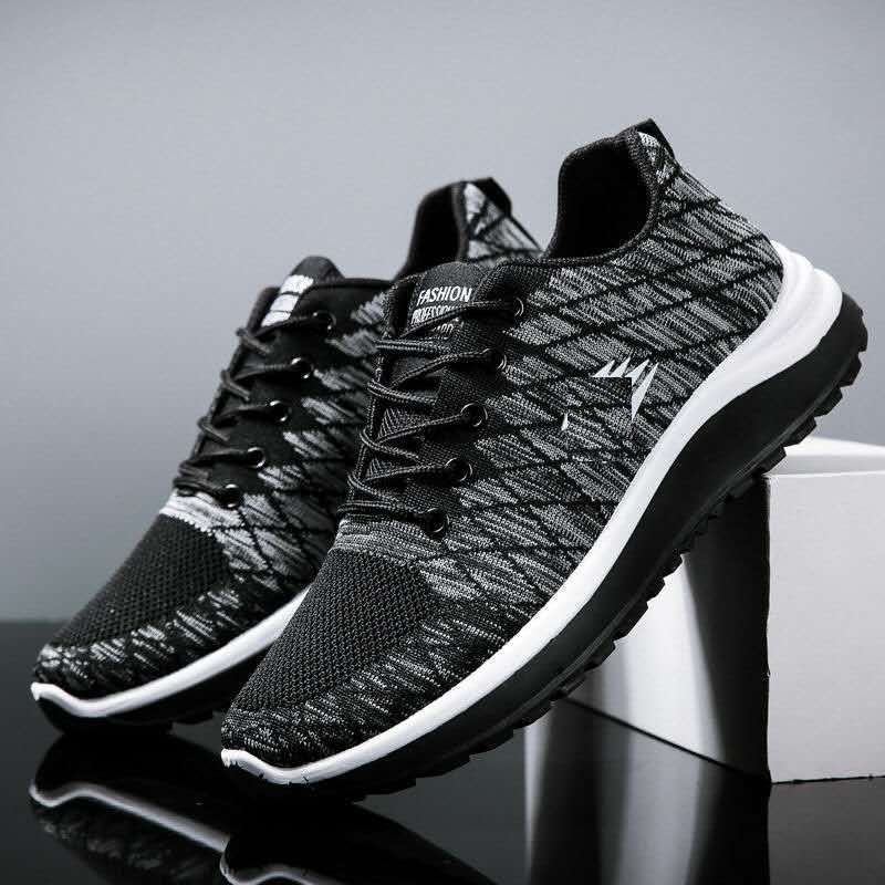 Stylish lightweight breathable woven mesh Middle Eastern men's Sports shoes