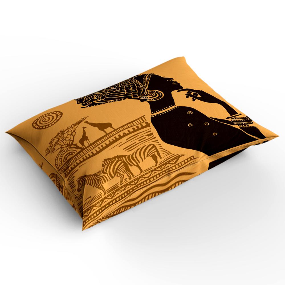 African women art design adult printed bedding set