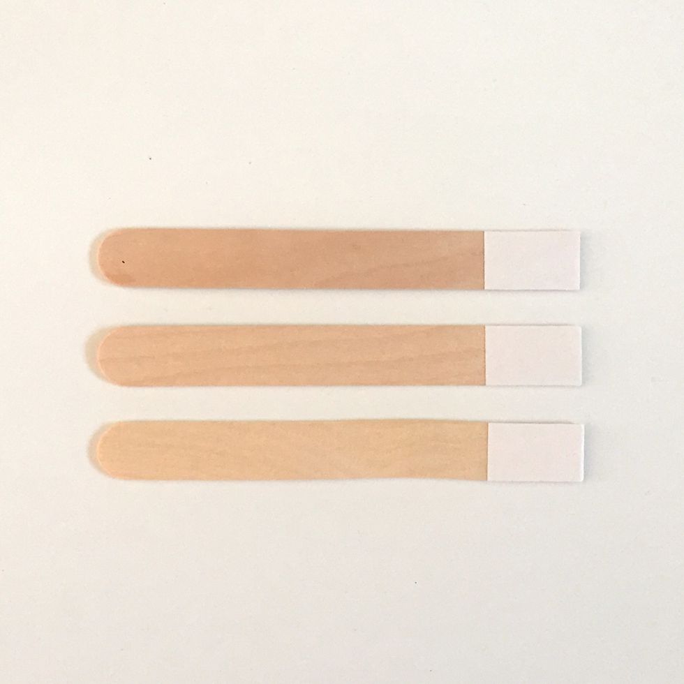 Promotional flat edge wooden spatula disposable tongue spatula