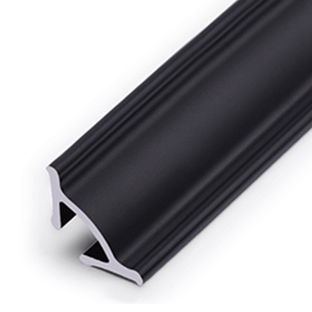 Extruded aluminum anodic oxidation skirting board