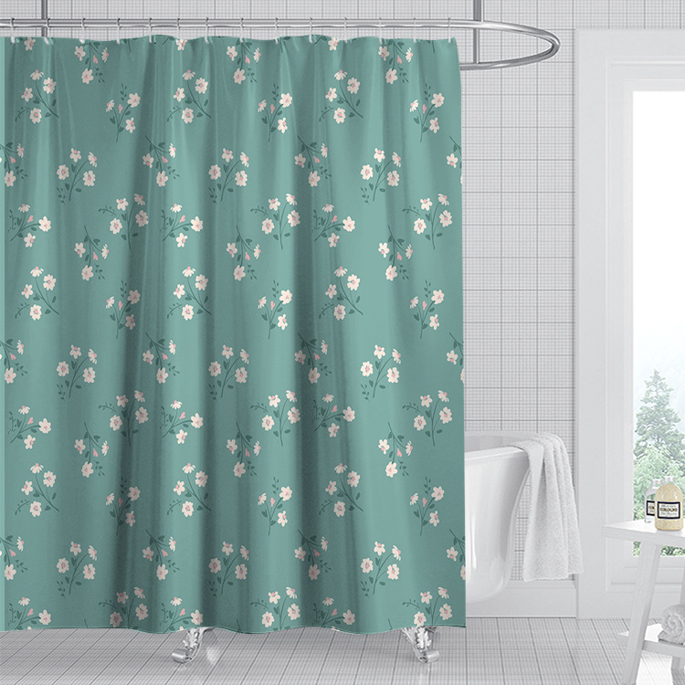 African style animal elephant flamingo rose shower curtain