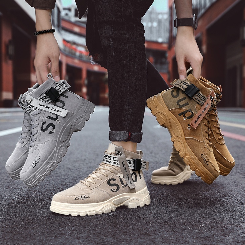 New High Quality Wholesale Martin Boots Suede Fashion Boots For Men