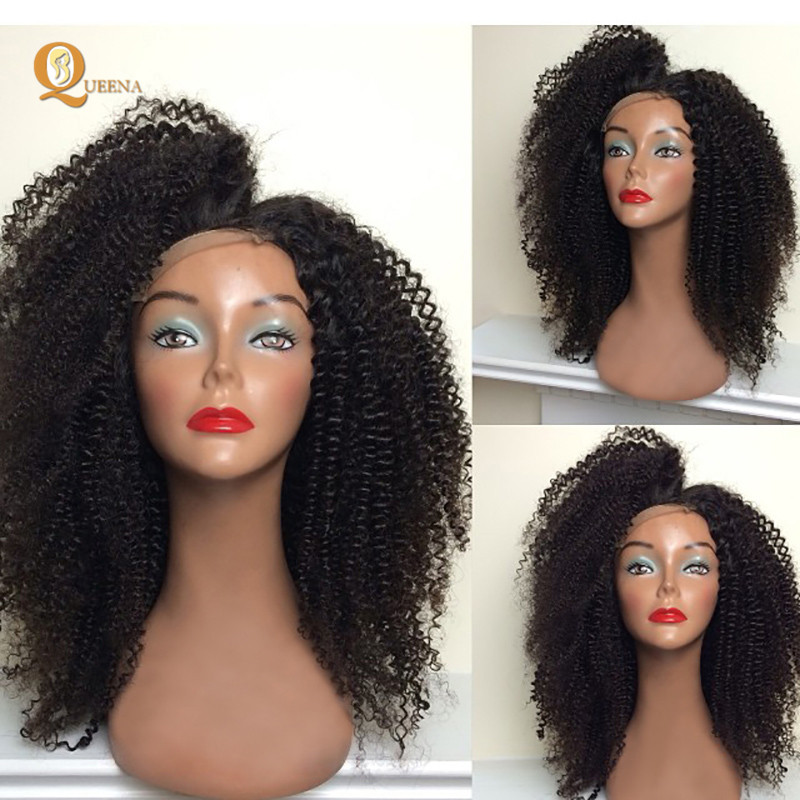 Real Cheap African Ladies 10a Grade Wig Short Human Hair Wig Virgin Brazilian 8 10 12 Inch Curly Full Lace Wigs For
