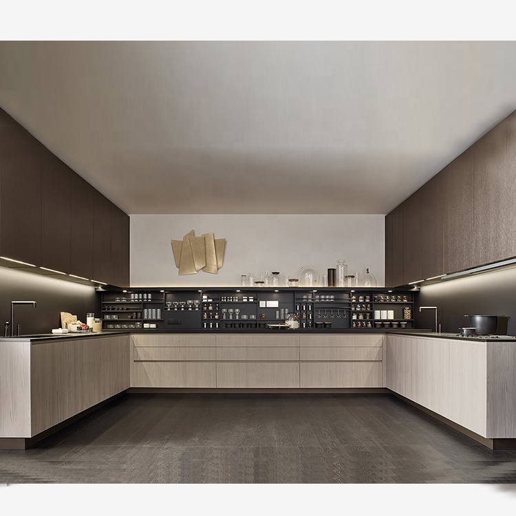 new designs modern pvc faced kitchen cabinet simple design ,dubai kitchen 