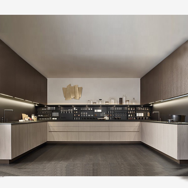 new designs modern pvc faced kitchen cabinet simple design ,dubai kitchen