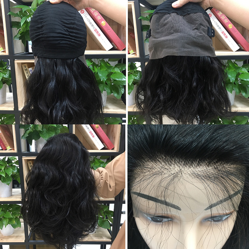 Higher Density 100% Virgin Remy Brazilian Hair Lace Wigs Natural Hairline for Black Women Body Wave Frontal Lace 