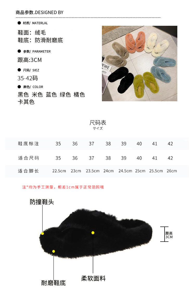 2021s Custom Winter Warm Fuzzy Indoor Outdoor Home Fur Slides Faux Sheepskin Slippers for Women