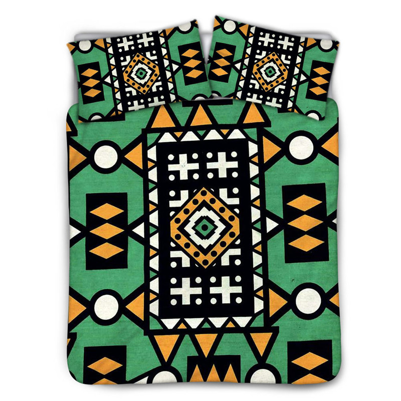Ankara African 3D Printed King Modern Deluxe Bedding Set