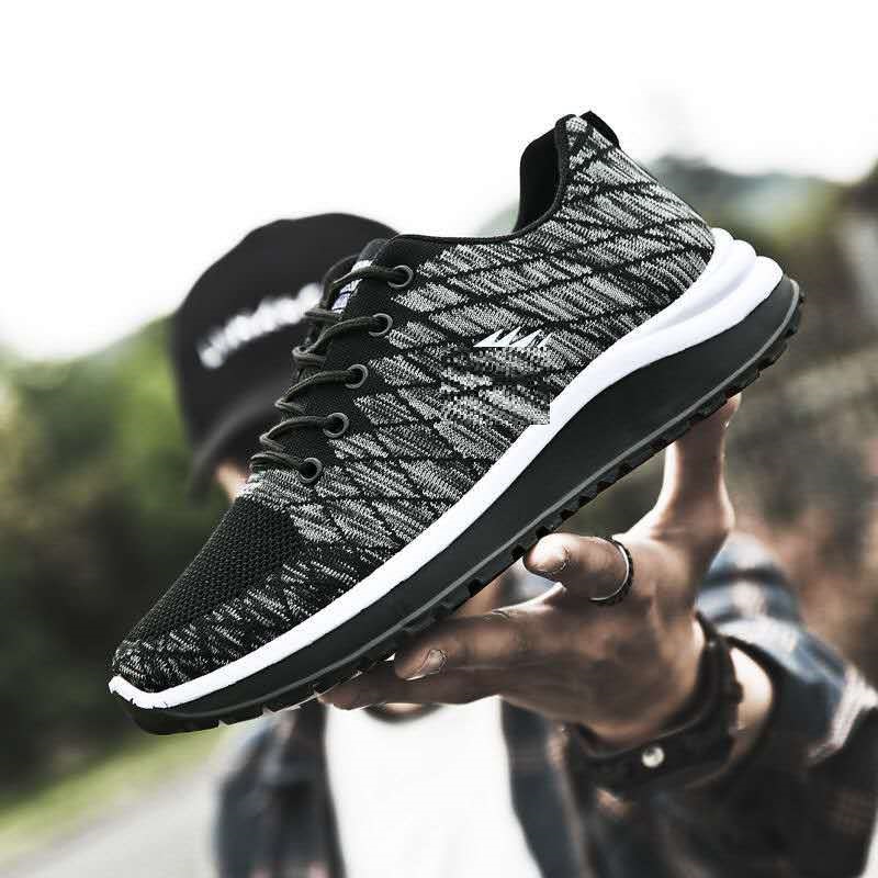 Stylish lightweight breathable woven mesh Middle Eastern men's Sports shoes
