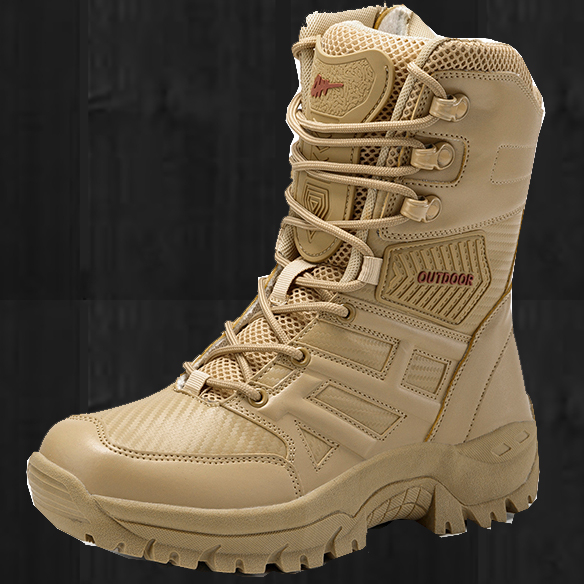 Wholesale waterproof leather for military Middle Eastern men's boots