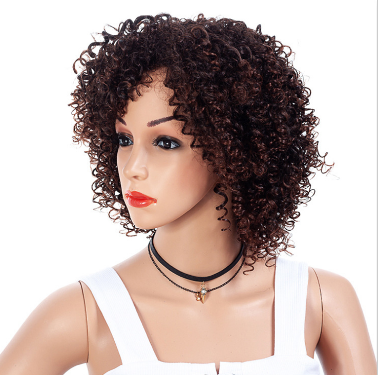Wholesale price factory African black women brown lace wig