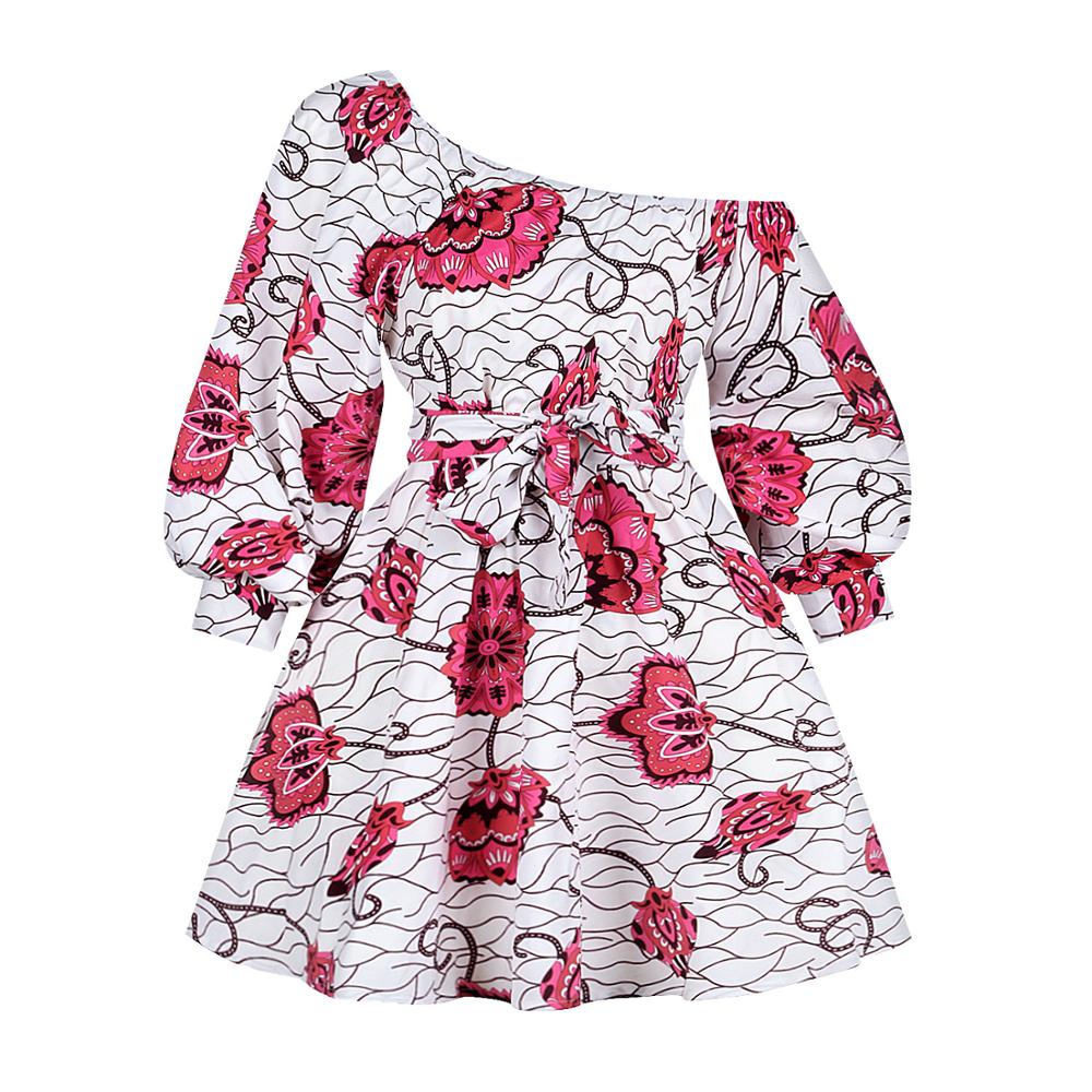 2020 Amazon Hot Sale Middle East Fashion Short Dress Designs african clothing Women casual african dresses