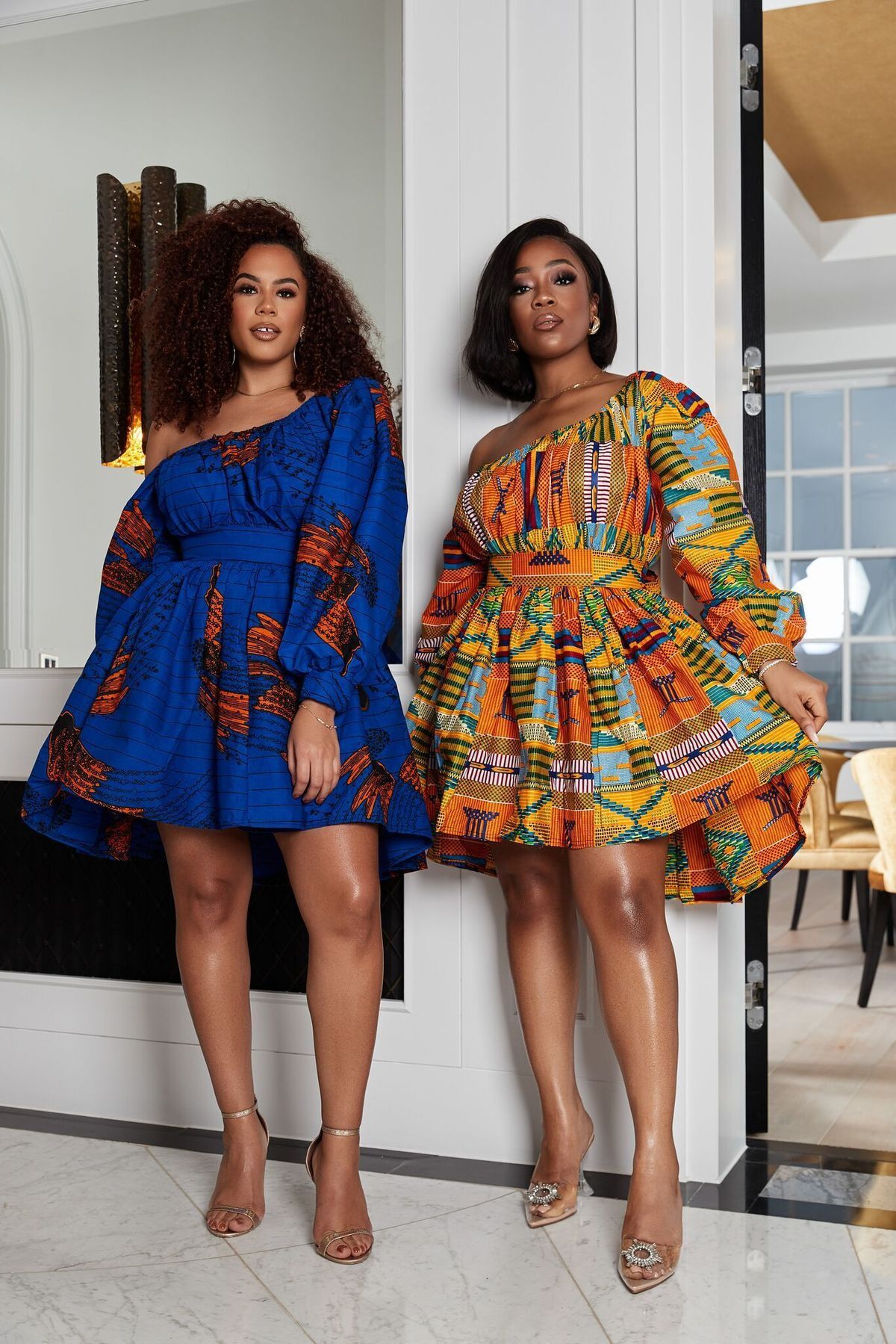 2020 Amazon Hot Sale Middle East Fashion Short Dress Designs african clothing Women casual african dresses