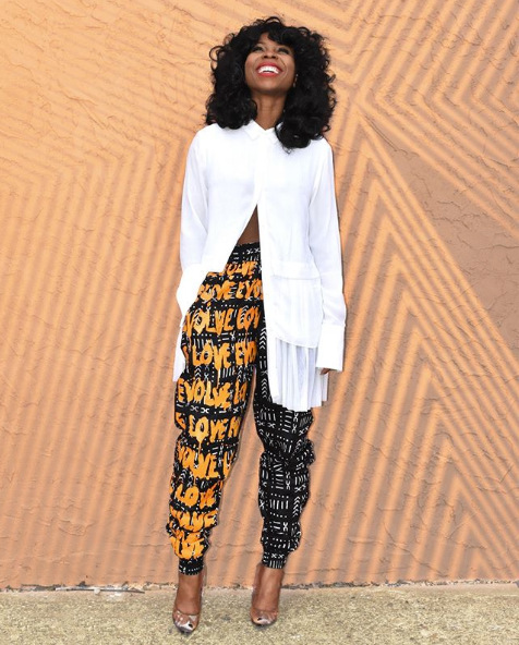 African clothing 2020 new design high waist harem women print african pants