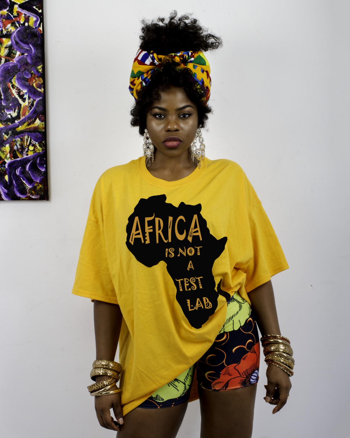 Wholesale Fashion Africa Women Clothing Short Sleeve Crew Neck African Print Tee Africa Unisex Black Print Tee Shirt