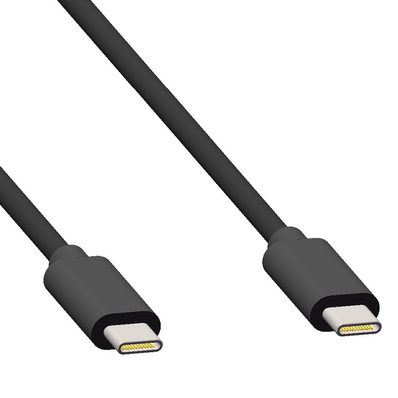 custom 3A 60W PD agreement 1m black usb c to