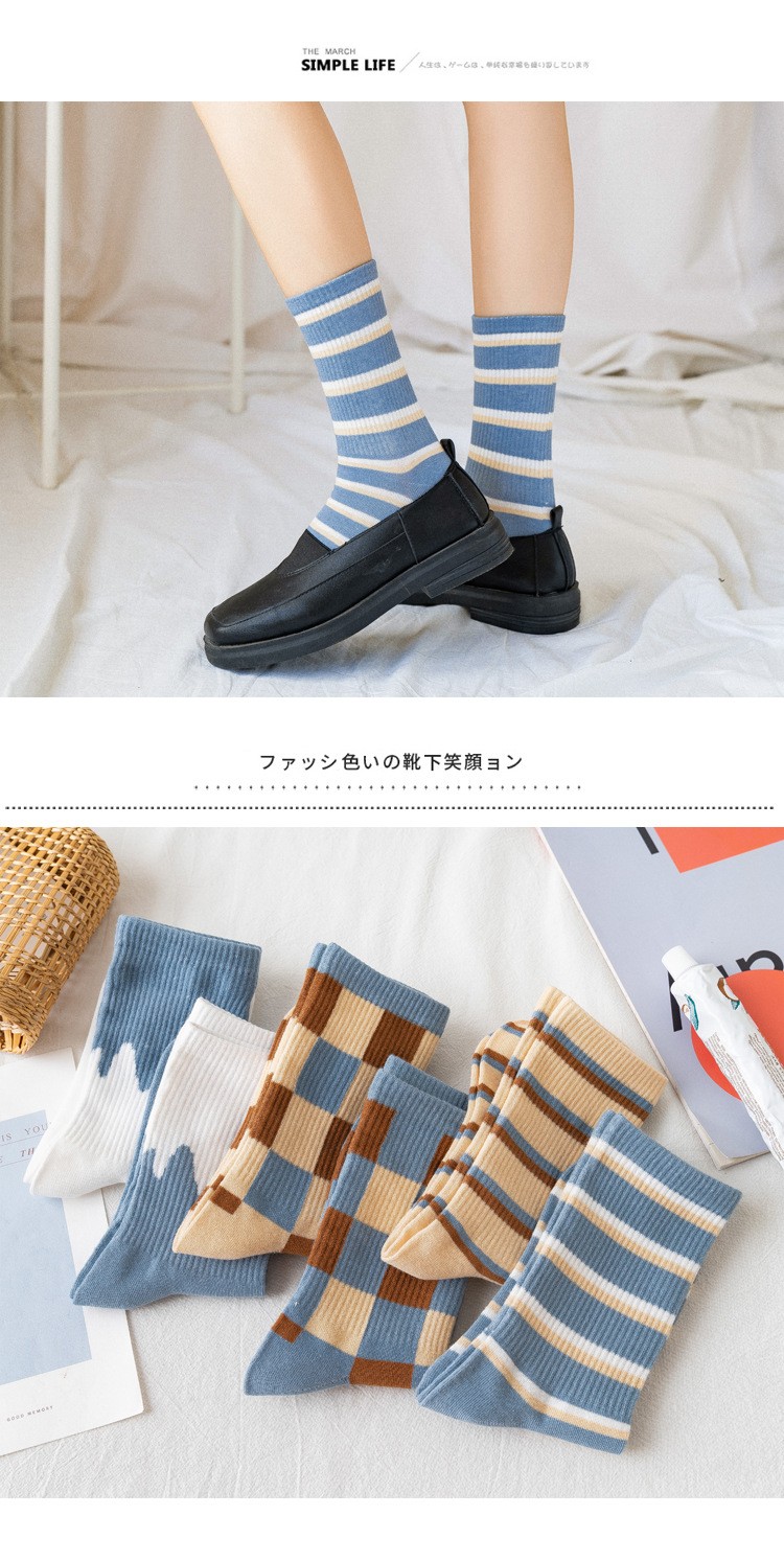 袜子女中筒袜女袜短全棉透气 船袜女纯棉袜子女士春季夏季