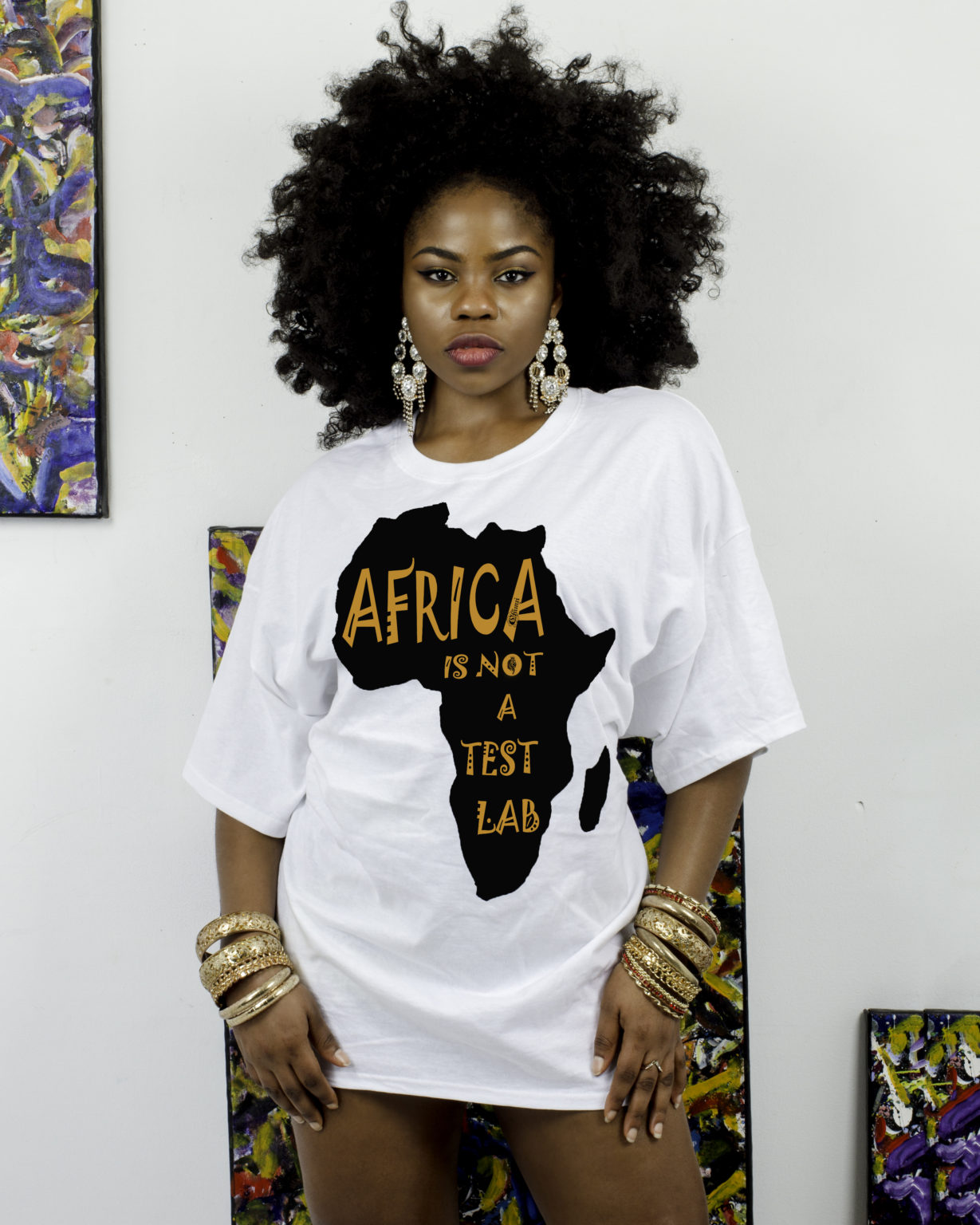 Wholesale Fashion Africa Women Clothing Short Sleeve Crew Neck African Print Tee Africa Unisex Black Print Tee Shirt