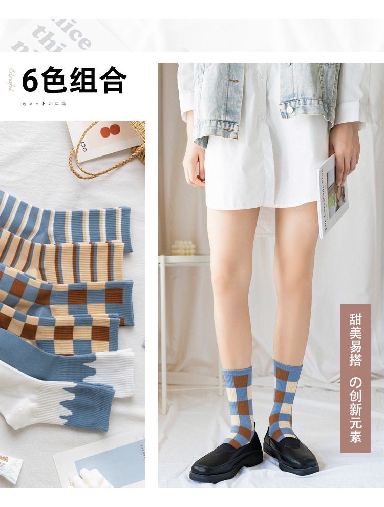 袜子女中筒袜女袜短全棉透气 船袜女纯棉袜子女士春季夏季