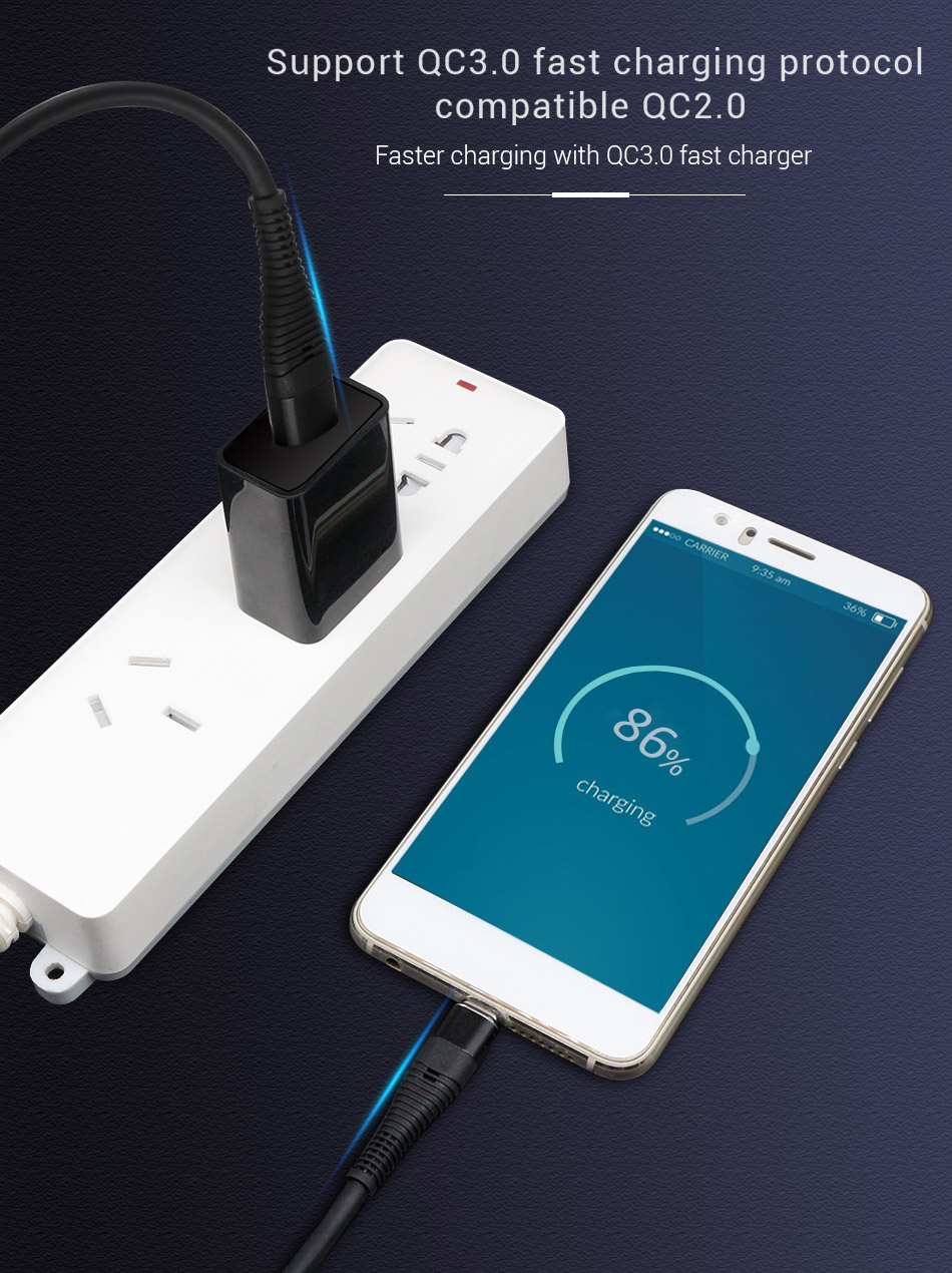 Type C Fast Cable USB C Cable 3A Data Line For Samsung Galaxy S10 Note 8
