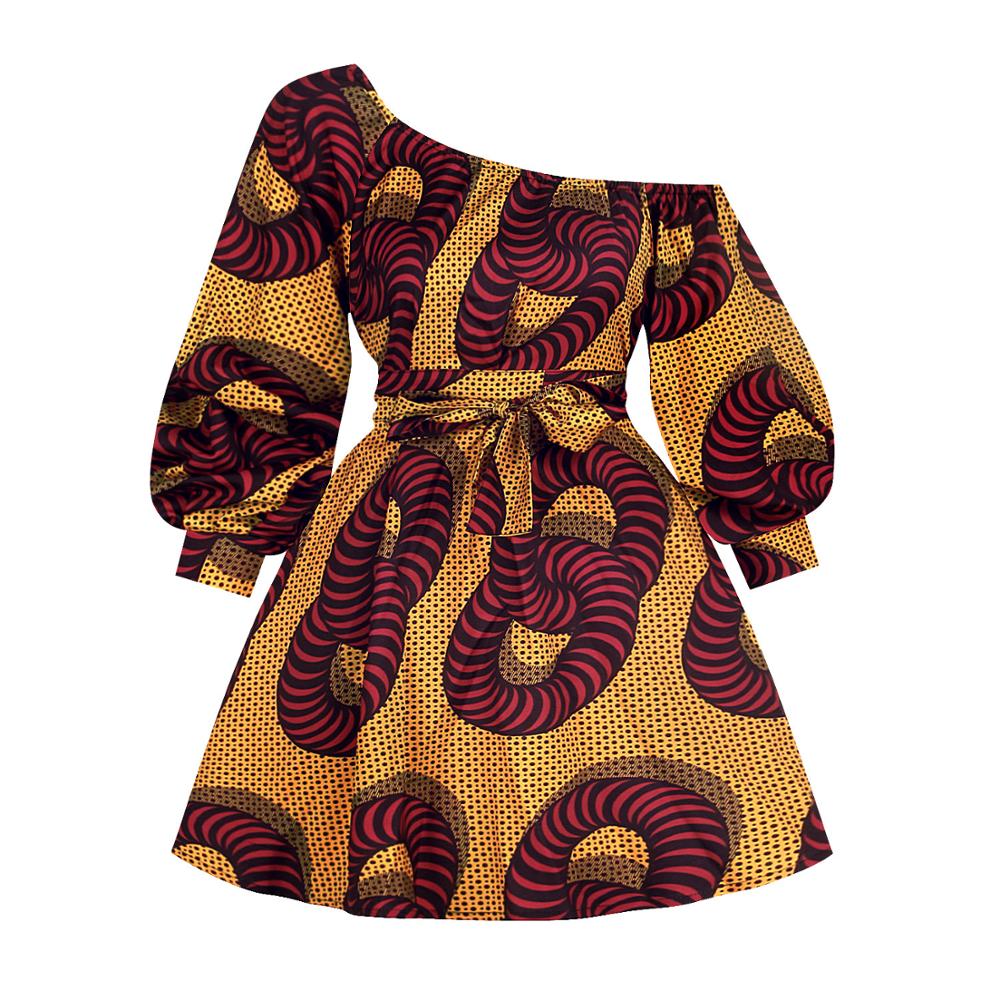 2020 Amazon Hot Sale Middle East Fashion Short Dress Designs african clothing Women casual african dresses