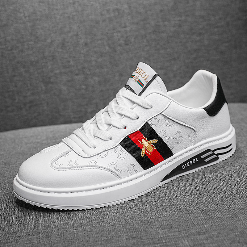 China Suppliers new fashion Amazon suitable Footwear Fashion Mens Casual sneaker Breathable Men white Shoes