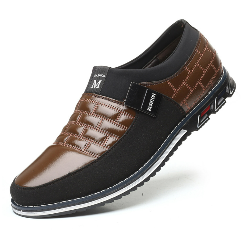 Latest Design Fashion Sneakers Low Price Boys Sneaker Brown Black Blue Color Casual Shoes For Men
