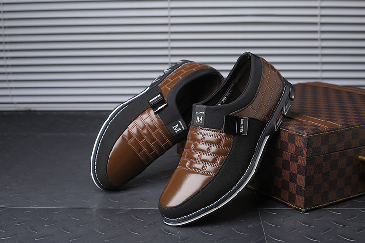 Latest Design Fashion Sneakers Low Price Boys Sneaker Brown Black Blue Color Casual Shoes For Men