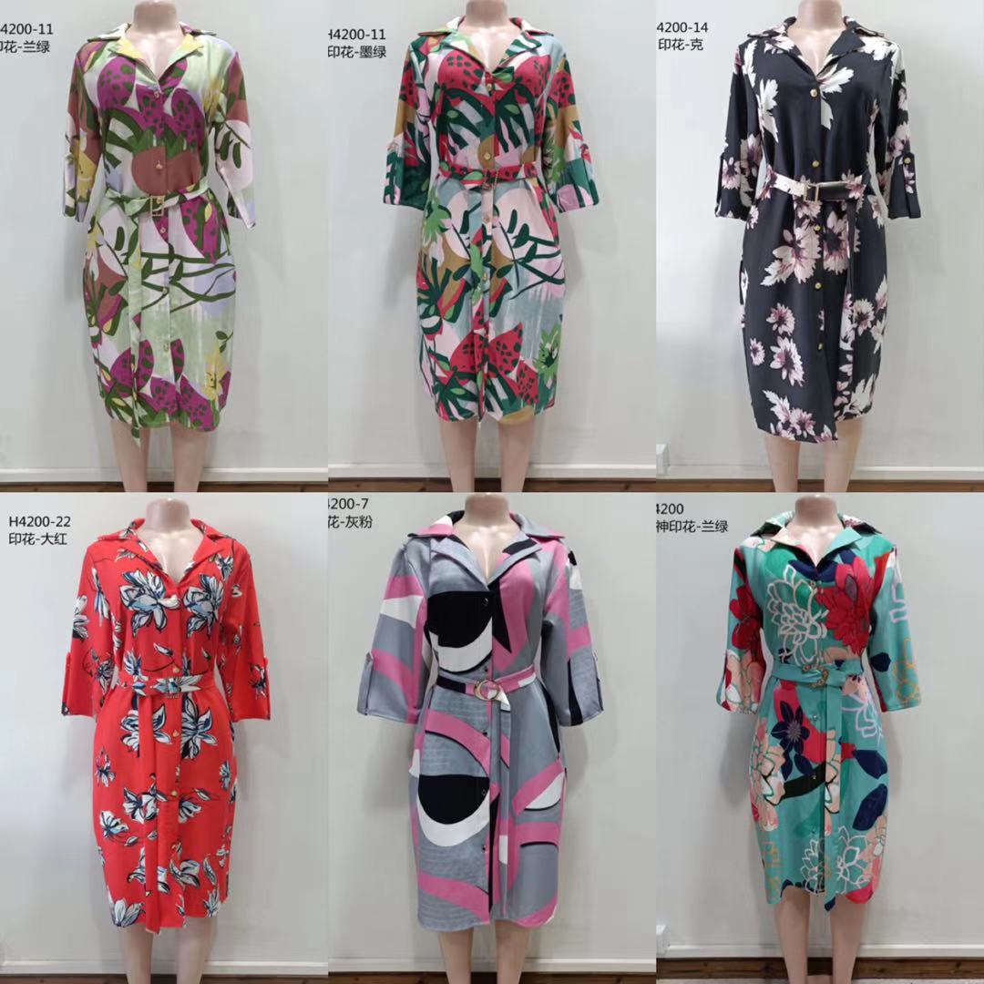 Loose Senori Short Sleeve Floral Women Suits Linen Turkey Solid Vintage Women Casual Dress